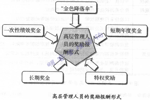 高層管理人員的獎勵報酬形式